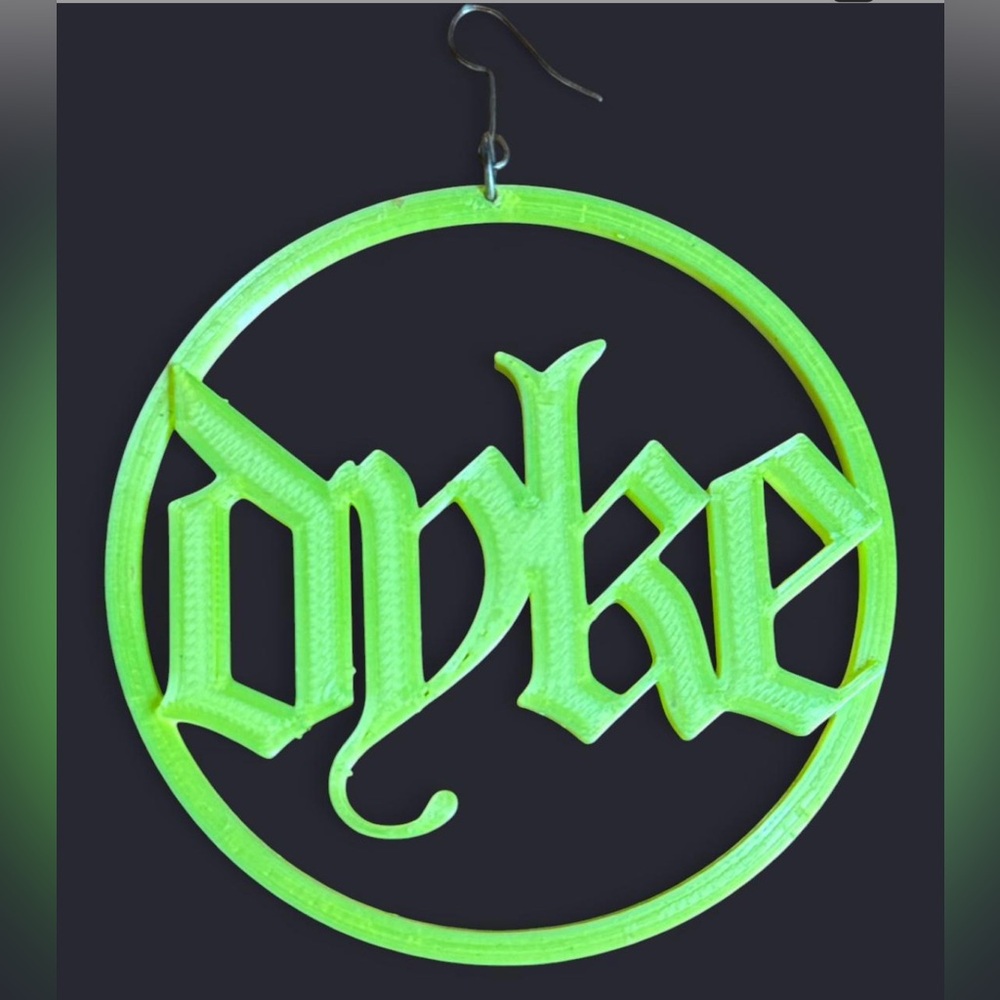 Dyke/ACAB earrings